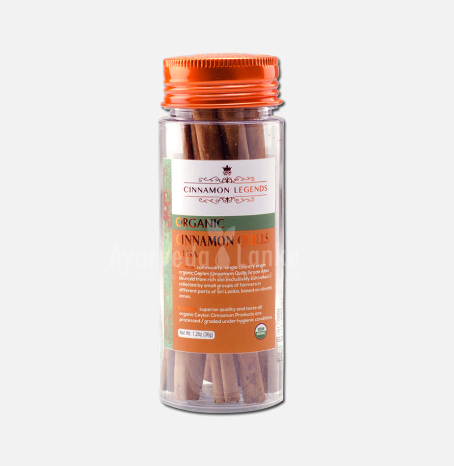 オーガニック セイロンシナモンスティック / Organic Ceylon Cinnamon Sticks（ALBA）36g