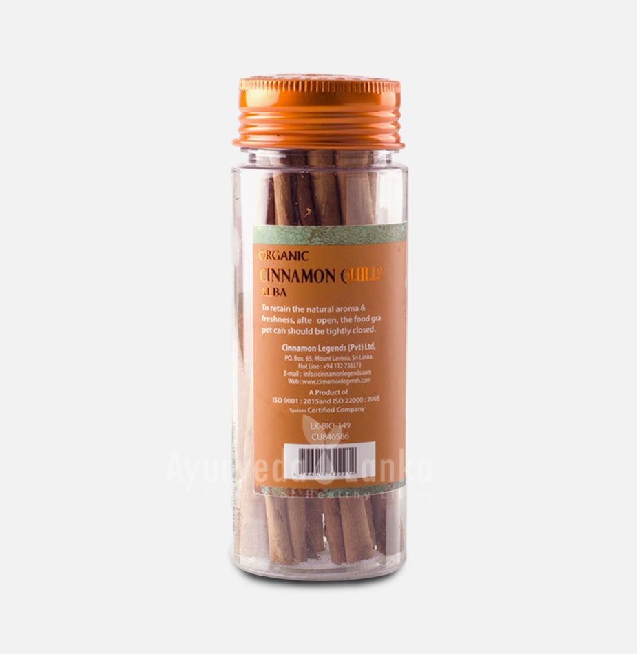 オーガニック セイロンシナモンスティック / Organic Ceylon Cinnamon Sticks（ALBA）36g